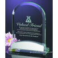 Customized Design Popular Crystal Glass Trophy Award for Promotional Gifts